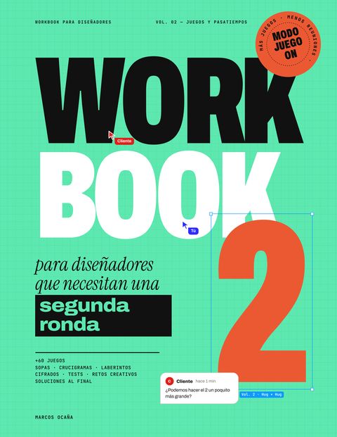 Cubierta de Workbook para diseñadores Vol. 2